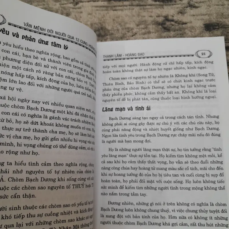 Vận mệnh đời người qua 12 cung Hoàng Đạo. TG Thanh Lâm- Hoàng Đạo 762411