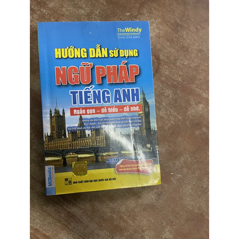 COMBO NGỮ PHÁP TIẾNG ANH CĂN BẢN- HƯỚNG DẪN SỬ DỤNG NGỮ PHÁP TIẾNG ANH- The WINDY 602095