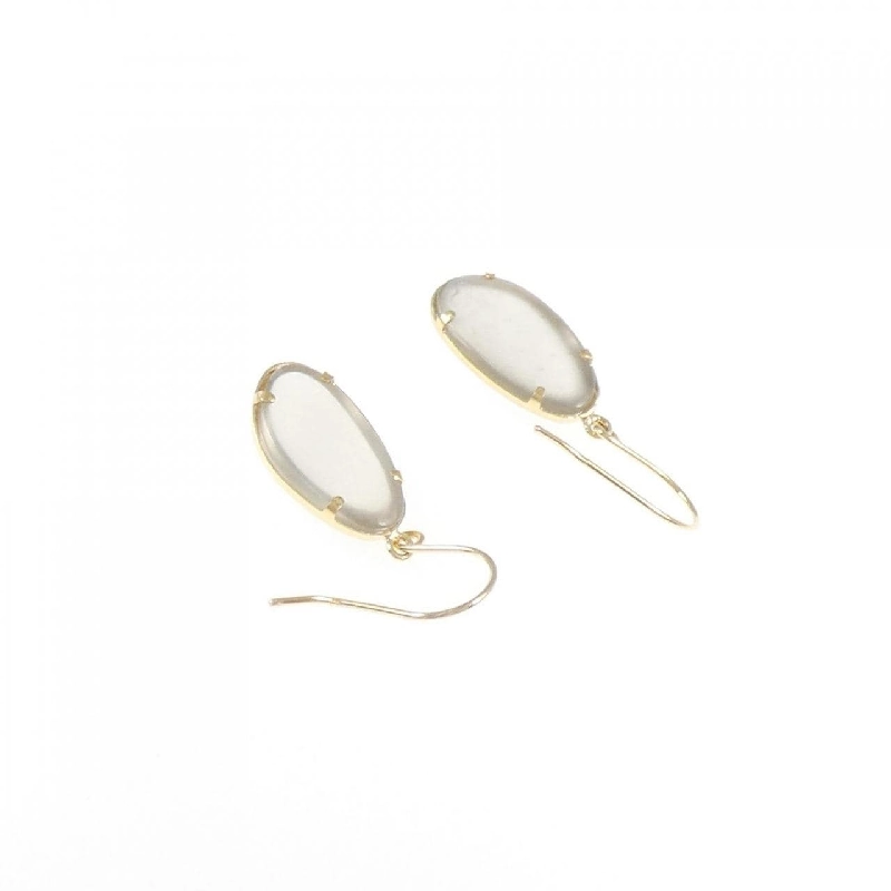 K18YG Đá mặt trăng Bông tai - Hàng hiệu Chính hãng 872284