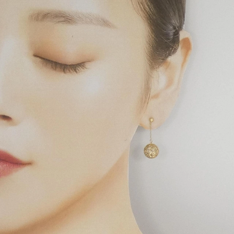 K18YG Bông tai - Hàng hiệu Authentic 868697