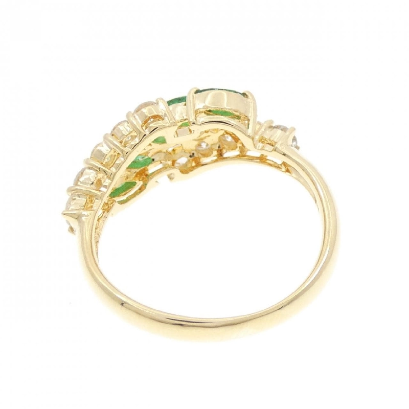 Nhẫn Emerald K18YG 0.49CT 667136