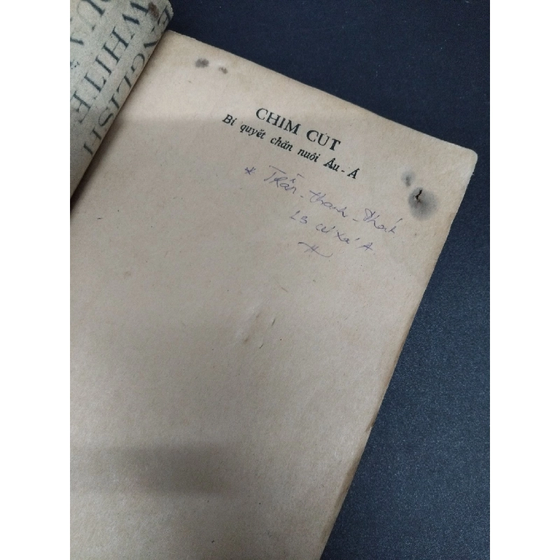 Chim cút bí quyết chăn nuôi Âu-Á mới 70% ố sách xưa 1971 HCM2207 Nguyễn Phước Hội GIÁO TRÌNH, CHUYÊN MÔN 916297