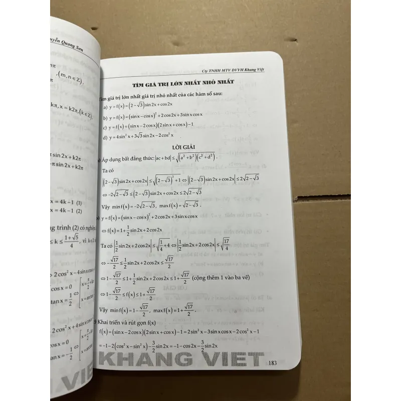 Nâng cao và phát triển giải tích 11 976891