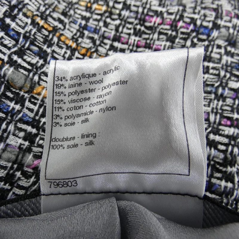 Áo khoác không cổ CHANEL P40905V29665 631766