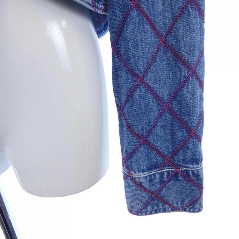 【Khuyến mãi】Áo khoác denim CHANEL 642612