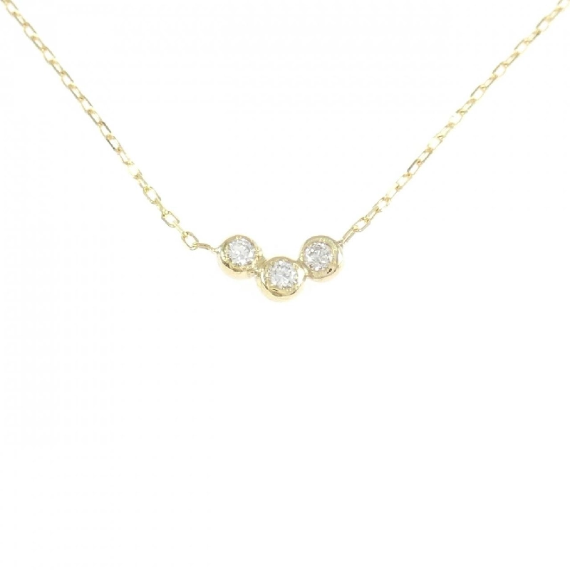 K18YG Dây chuyền kim cương - Hàng hiệu Chính hãng 861288