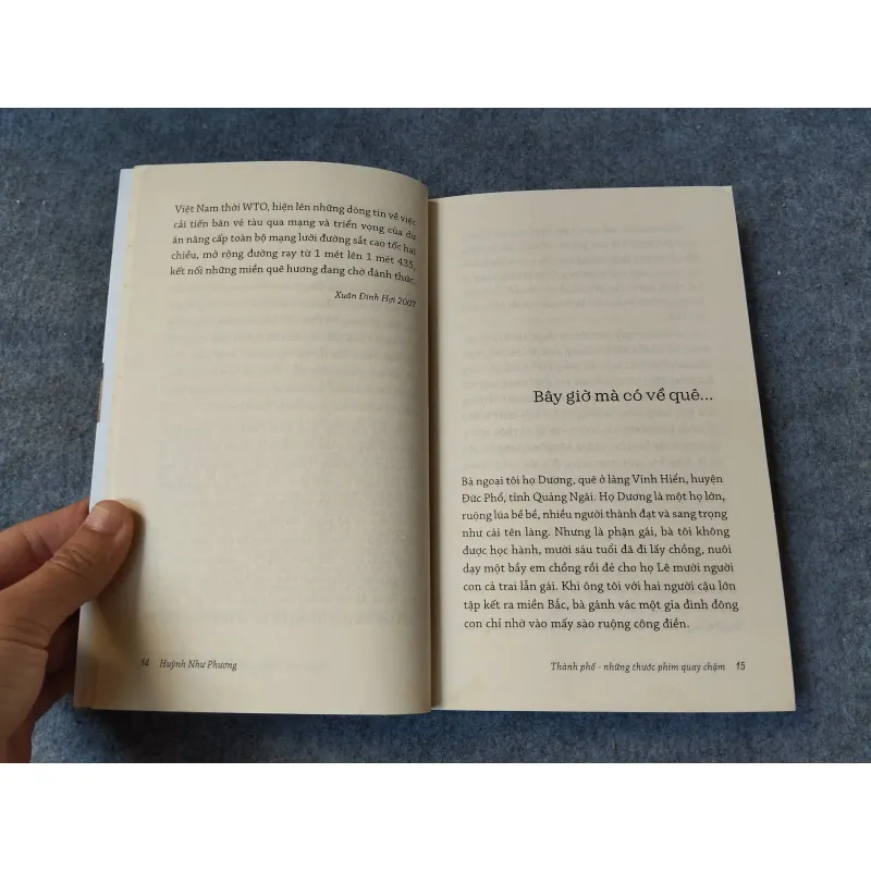 THÀNH PHỐ NHỮNG THƯỚC PHIM QUAY CHẬM - HUỲNH NHƯ PHƯƠNG 719943