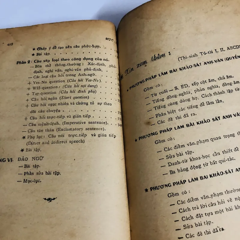 NHỮNG MẪU CÂU ANH NGỮ 416 trang, nxb: 1971  718067