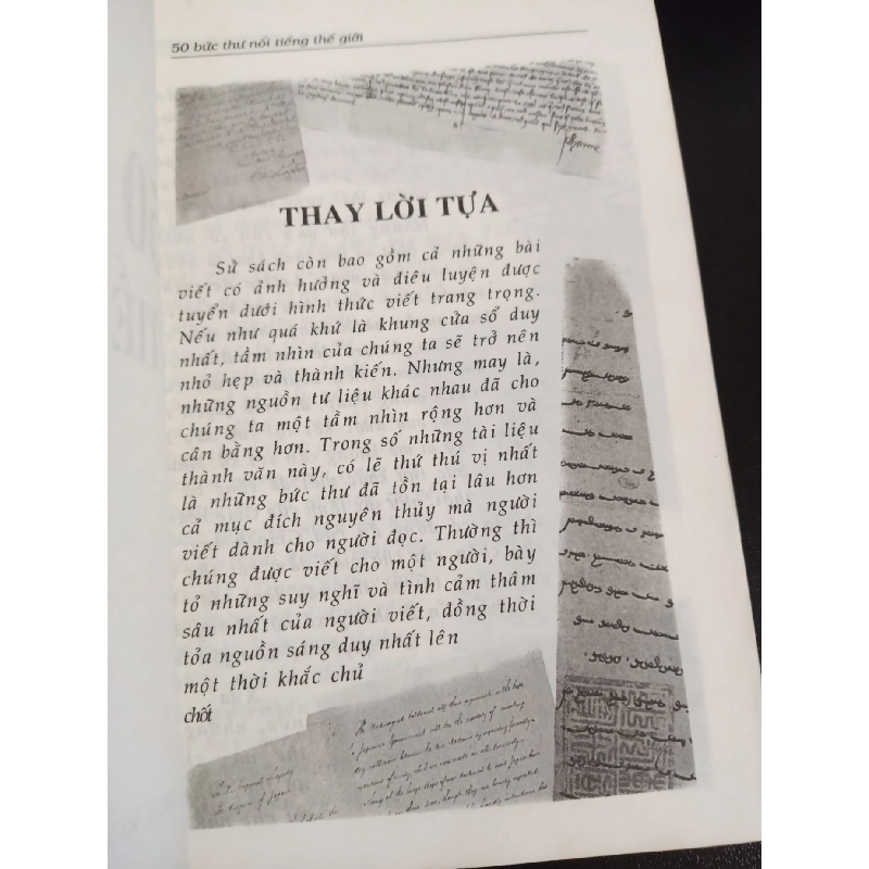 50 Bức Thư Nổi Tiếng Thế Giới (2002) - Lưu Văn Hy, Thanh Hoa, Thanh Loan Mới 80% HCM.ASB2601 913345