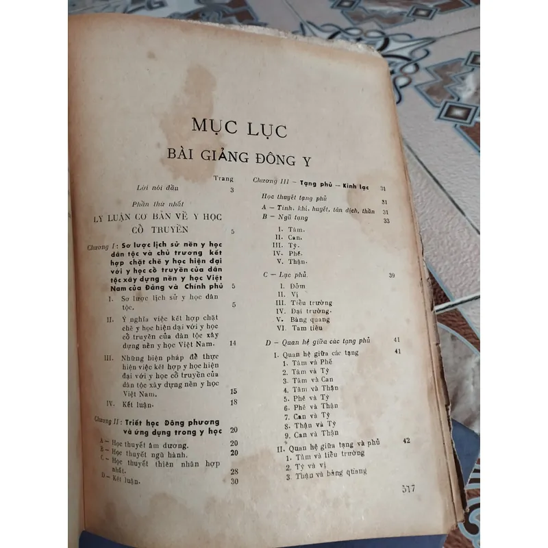 Bài giảng Đông Y 601208