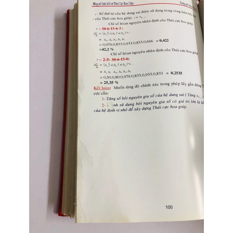 📚 HẰNG SỐ LUÂN HỒI THÁI CỰC HOA GIÁP – Nguyễn Ngọc Thạch 503481
