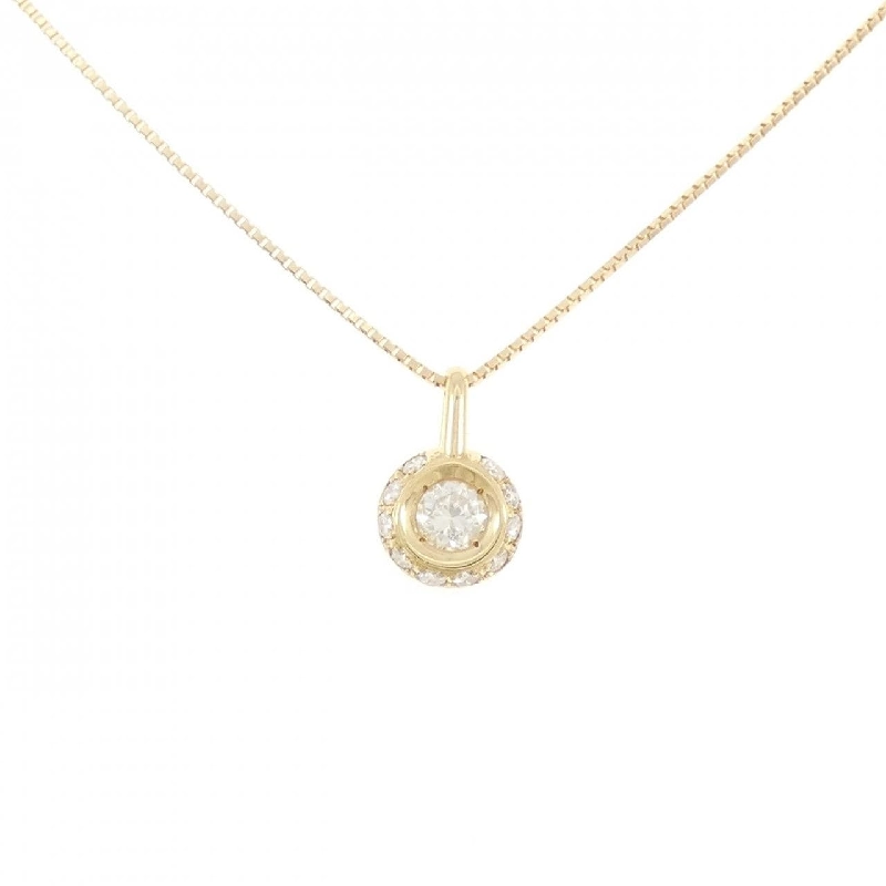 K18YG Dây chuyền kim cương 0.27CT - Hàng hiệu Chính hãng 857077