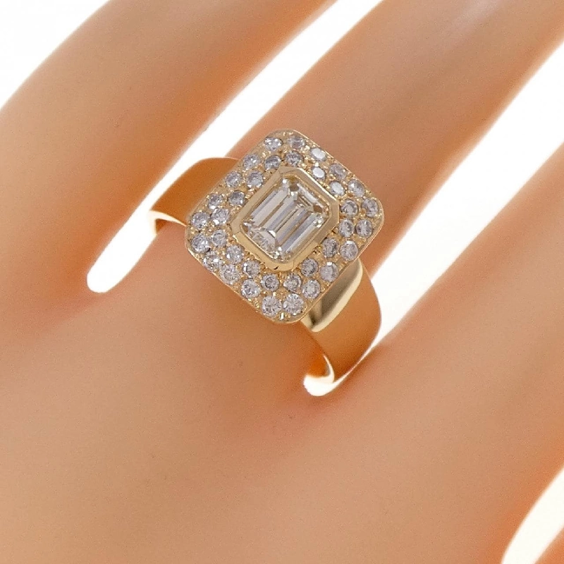 Nhẫn kim cương K18YG 0.50CT - Hàng hiệu Authentic 848550