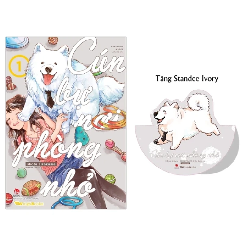 Cún Bự Nơi Phòng Nhỏ - Tập 1 - Shota Sirokuma (Mới 100%) Truyện tranh, NXB Kim Đồng - SÁCH ĐẠI HỌC 486977