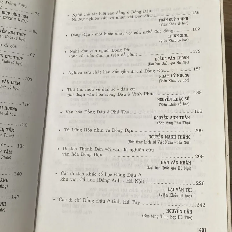 VĂN HÓA ĐỒNG ĐẬU, 40 NĂM PHÁT HIỆN VÀ NGHIÊN CỨU 937354