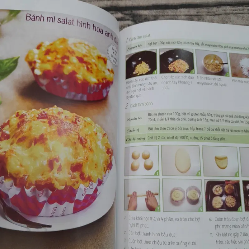 Bộ sách học kỹ năng LÀM BÁNH NGỌT BÁNH MỲ. 3 TẬP. Tác giả Đình Bình - Đình Trung 747735