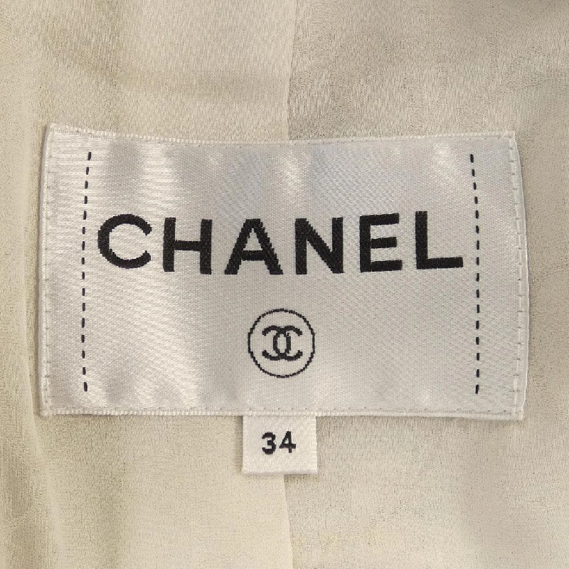 【Mã giảm giá】Áo khoác không cổ CHANEL 638168