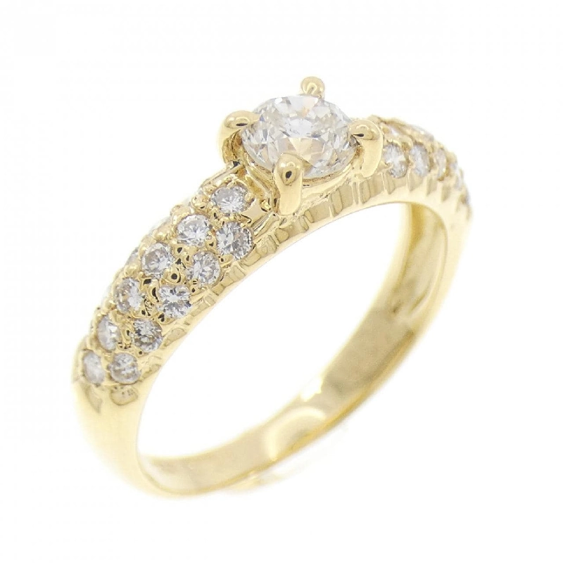 Nhẫn kim cương 750YG 0.312CT - Hàng hiệu Authentic 853285