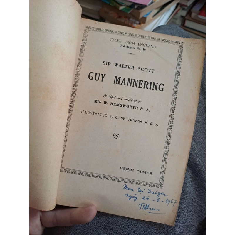 Guy mannering - Editeur - 1946 mới 80% ố - ENGLISH BOOKS - HCM0111 924784