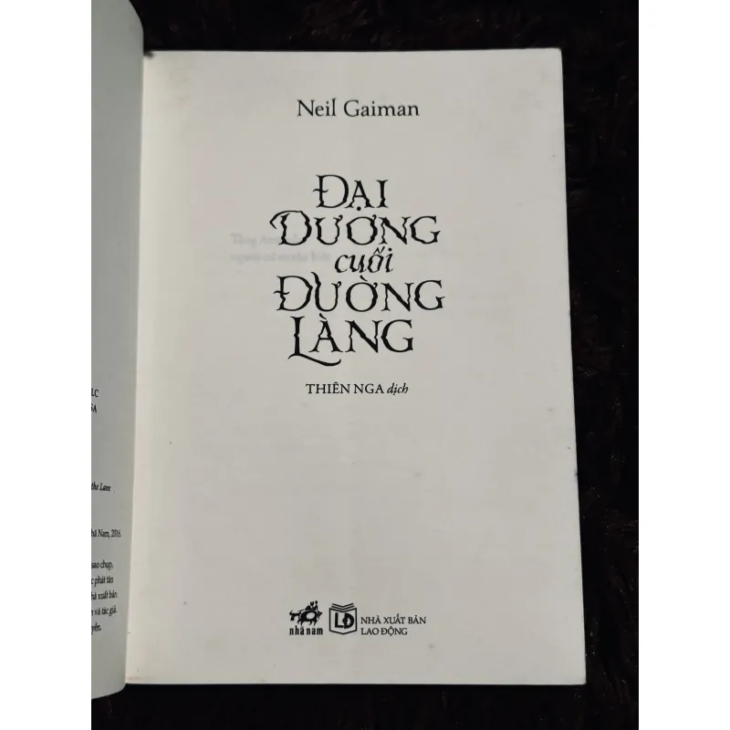 Đại dương cuối đường làng 932432