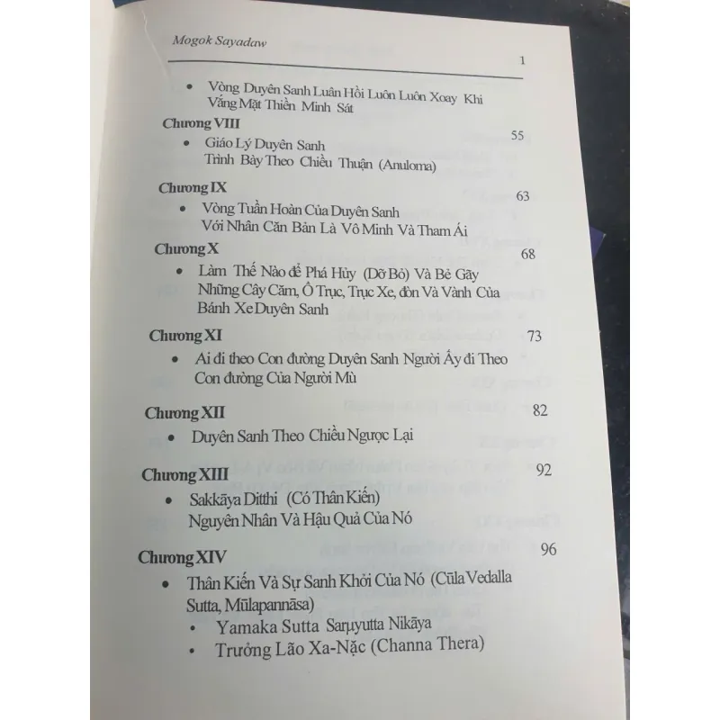 Sách Thuyết Pháp Duyên Sanh - Thiền Sư Mogok nội dung tâm linh 640134