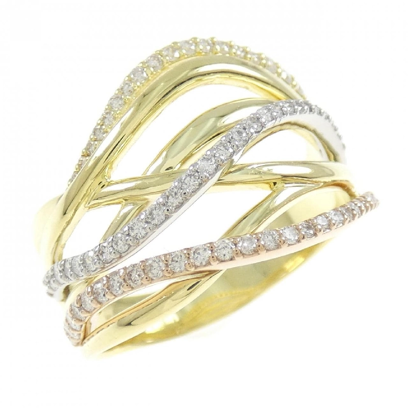 Nhẫn kim cương K18YG/PT900/K18PG 0.45CT - Hàng hiệu Chính hãng 848769