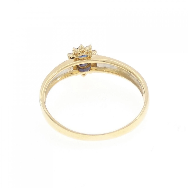 Nhẫn Sapphire K18YG/PT900 - Hàng hiệu Authentic 852414