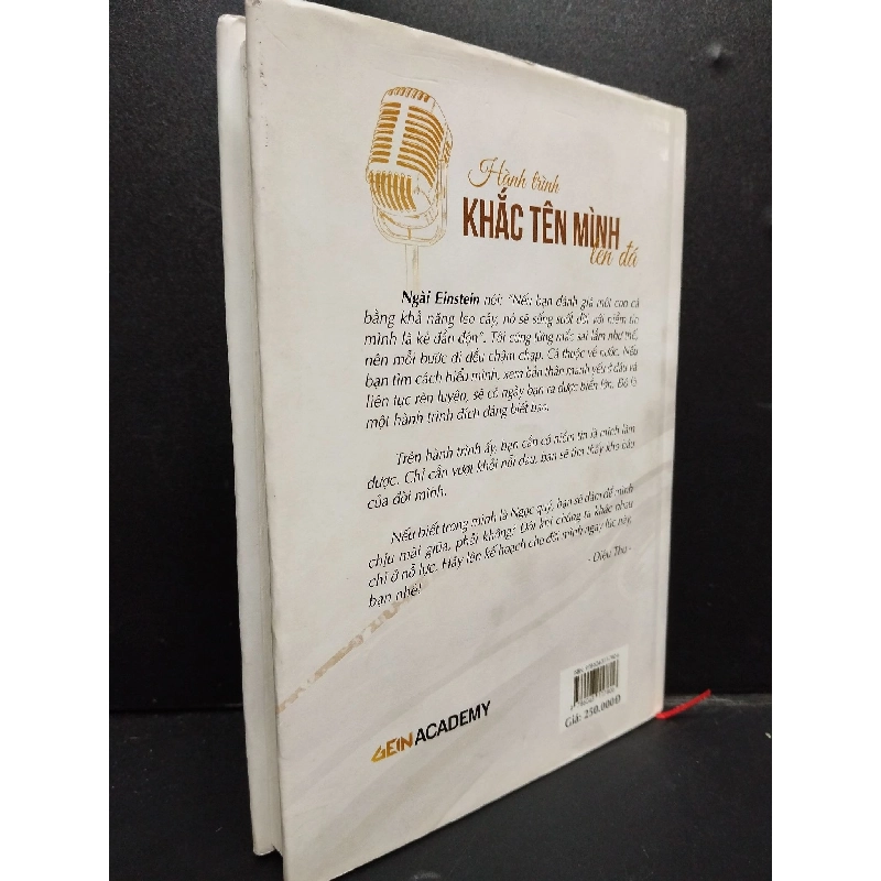 Hành Trình Khắc Tên Mình Lên Đá bìa cứng mới 80% ố nhẹ 2021 HCM2405 Diệu Thu SÁCH DANH NHÂN 914593