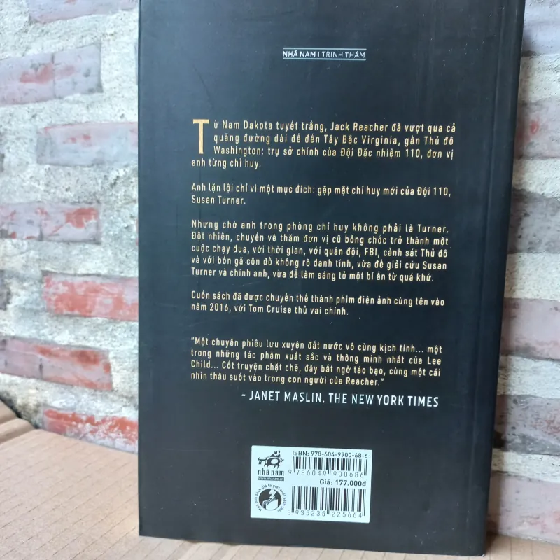 Tiểu thuyết trinh thám Không Trở Lại - 	 Lee Child 1012950