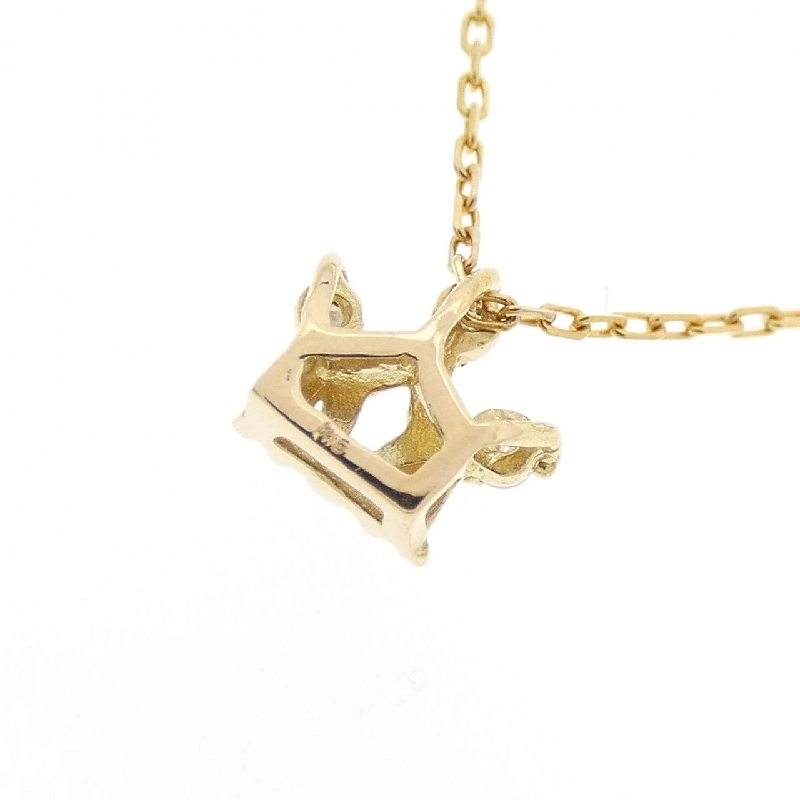 K18YG Vương miện Dây chuyền Kim cương - Hàng hiệu Chính hãng 860367