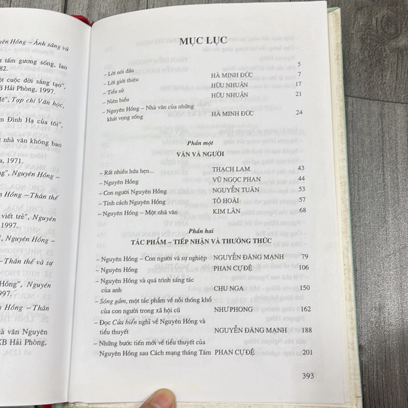 Nguyên hồng về tác gia và tác phẩm. 9b1 544972