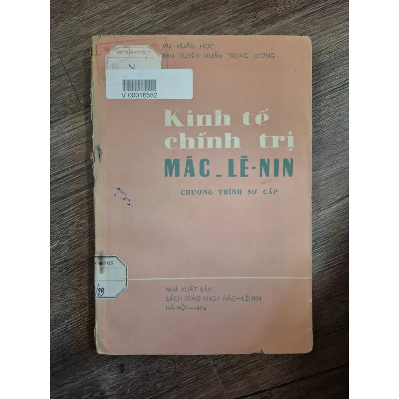 Kinh tế Chính trị Mác-Lê-nin - Sách giáo khoa Mác-Lê-nin 718419