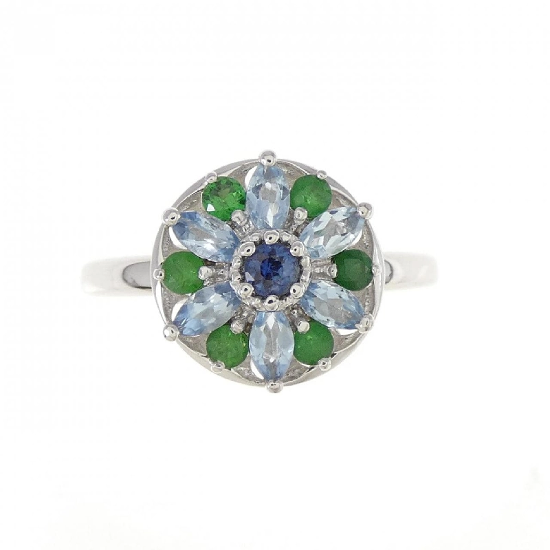 K18WG Nhẫn Đá Màu - Hàng hiệu Chính hãng 856573