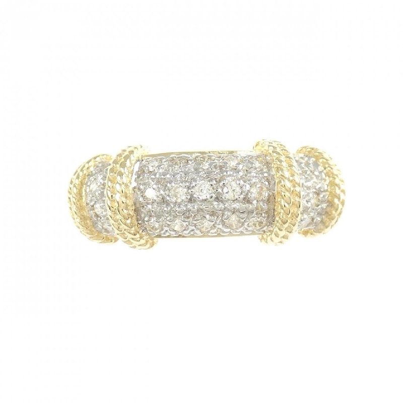 Nhẫn kim cương K18YG/K18WG 0.14CT 669161