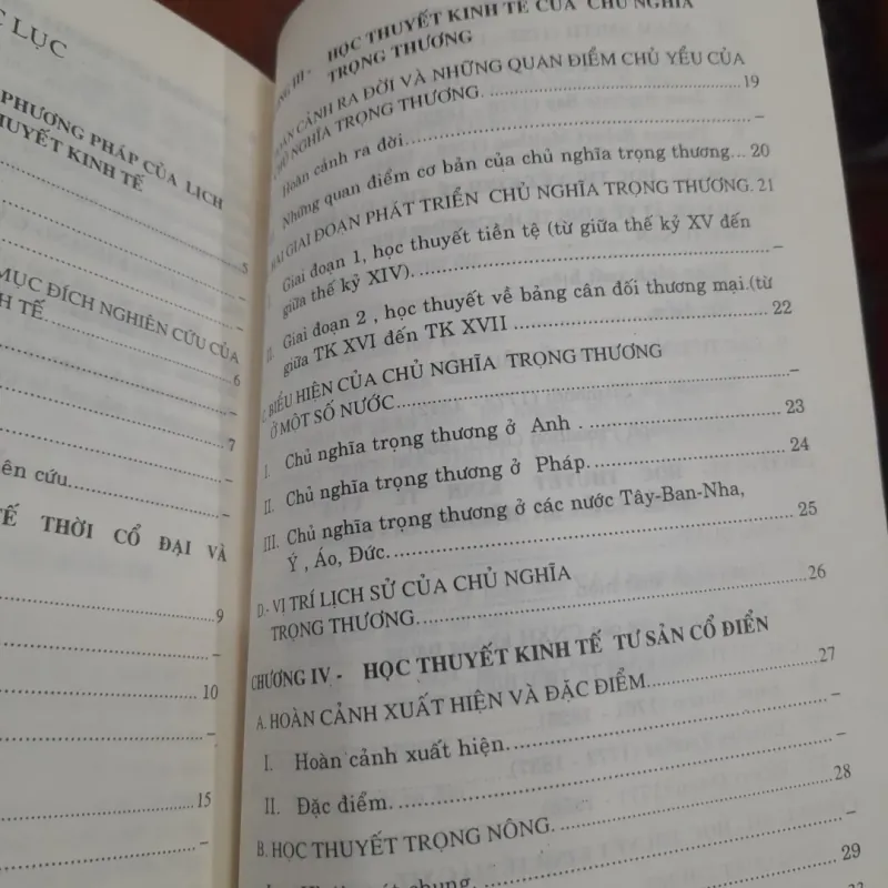 Lịch sử CÁC HỌC THUYẾT KINH TẾ 1022780