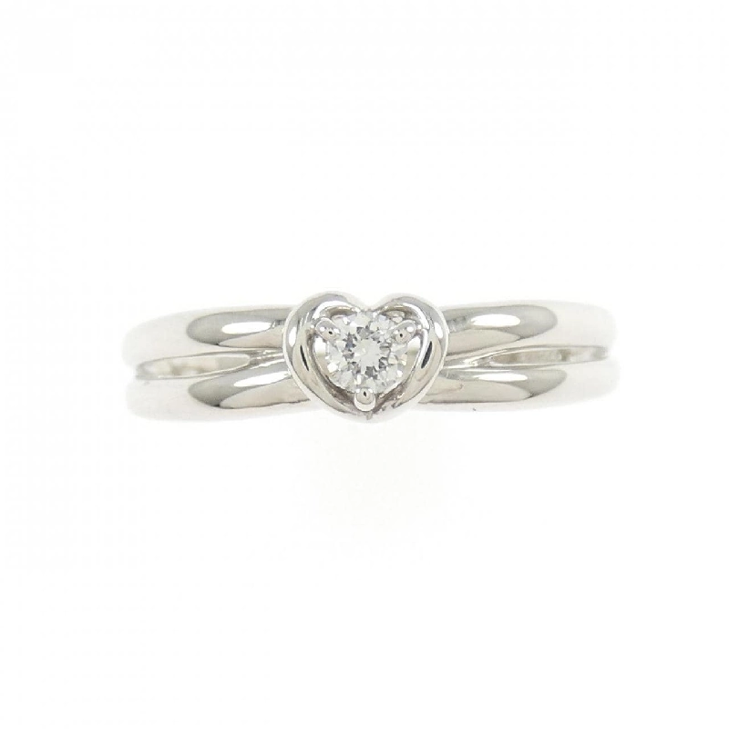 Nhẫn kim cương hình trái tim PT900 0.07CT 666896