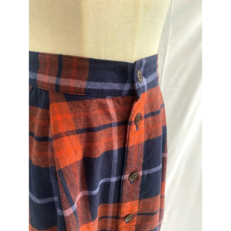 🌻CHÂN VÁY CARO ĐỎ, Size M-L, Eo chun, Mới 90% 452767