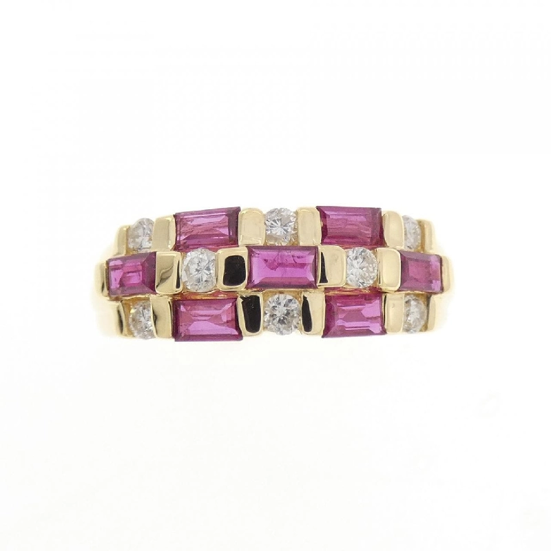 Nhẫn Ruby K18YG 0.91CT - Hàng hiệu Chính hãng 850871