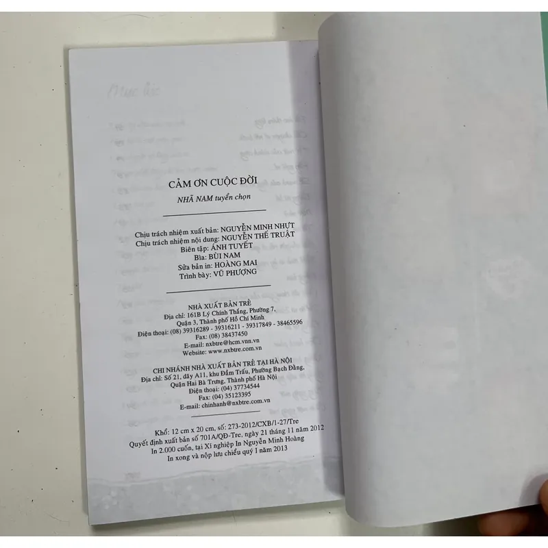 Cảm ơn cuộc đời – Nhã Nam tuyển chọn 659394