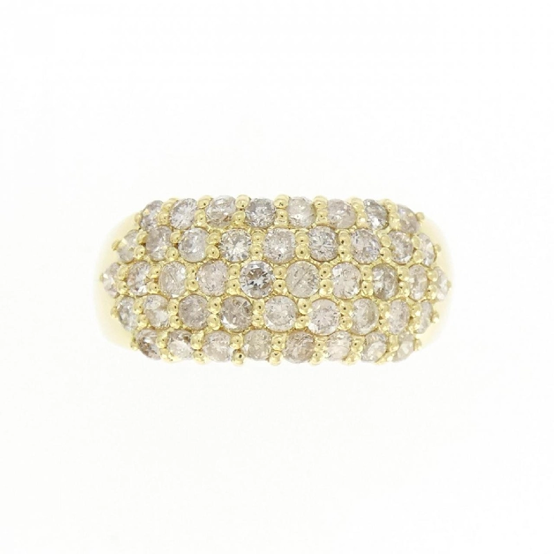 Nhẫn kim cương Pavé K18YG 1.00CT 672271