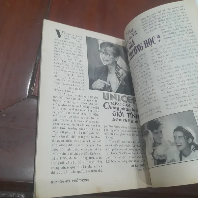 KHOA HỌC PHỔ THÔNG số 388 tháng 10-1997 732162