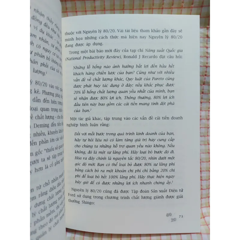 NGUYÊN LÝ 80/20 - BÍ QUYẾT LÀM ÍT ĐƯỢC NHIỀU - RICHARD KOCH 797591