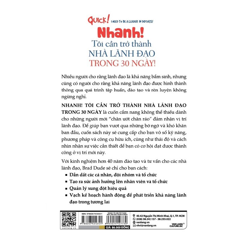 Nhanh! Tôi Cần Trở Thành Nhà Lãnh Đạo Trong 30 Ngày - Brand Dude 161666