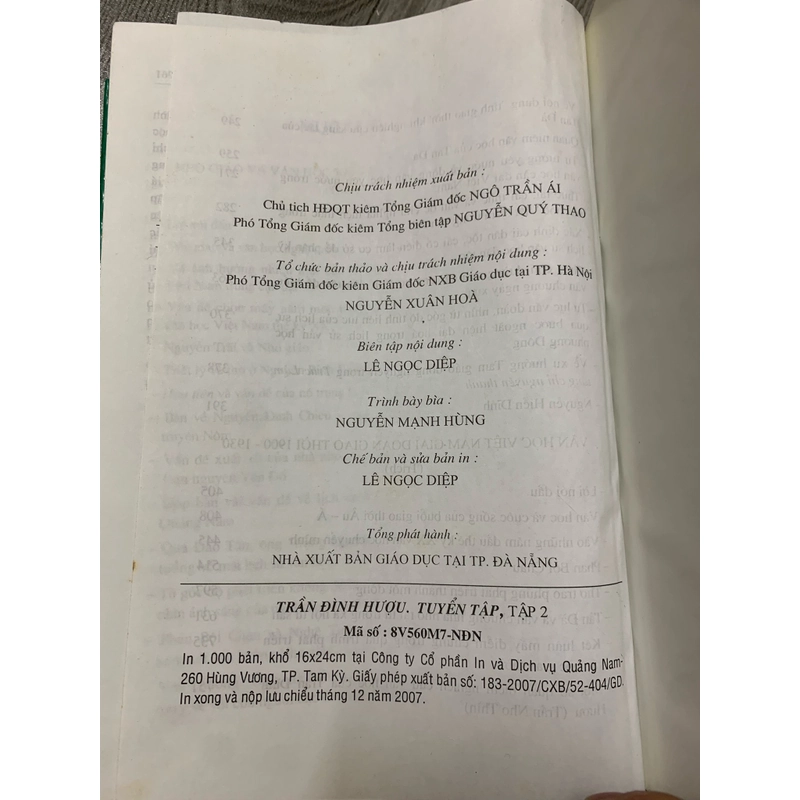 Trần đình hượu tuyển tập. Full 2 tập. 999 462875