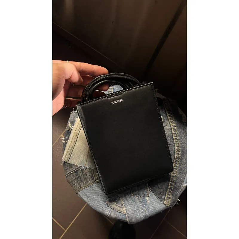 For Sale: Jil Sander Tangle Small Bag – Black  1031830