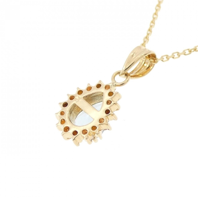 K18YG Aquamarine Necklace - Hàng hiệu Authentic 861996