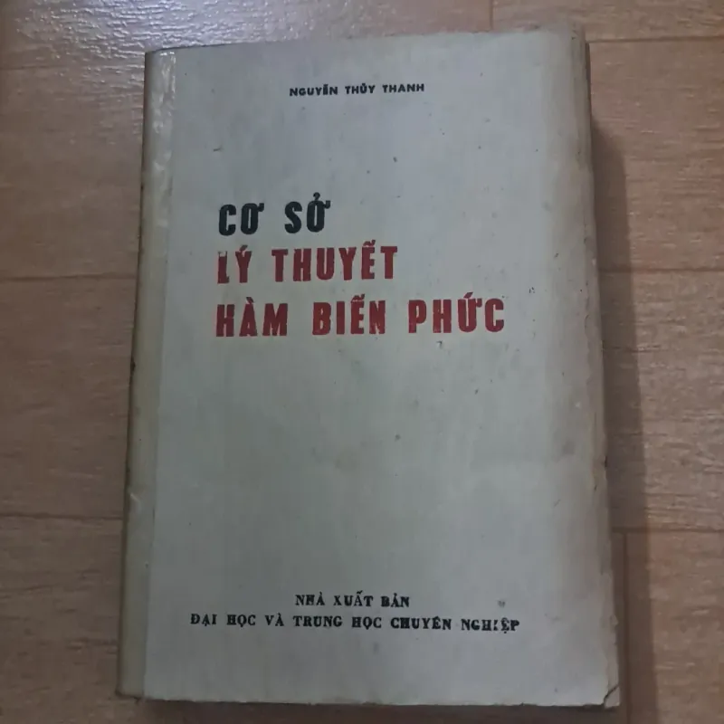 Cơ sở lý thuyết hàm biến phức 1005047