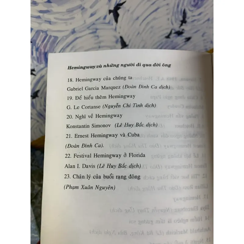 Hemingway Và Những Người Đi Qua Đời Ông 928046