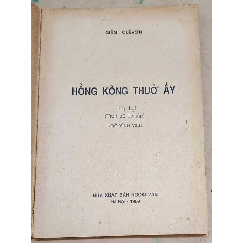 Trọn bộ tiểu thuyết HONGKONG THUỞ ẤY - James Clavell 728544