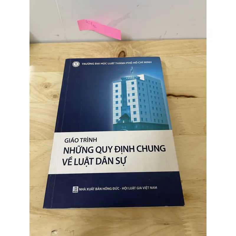 Giáo trình những Quy Định chung về Luật Dân sự  751131